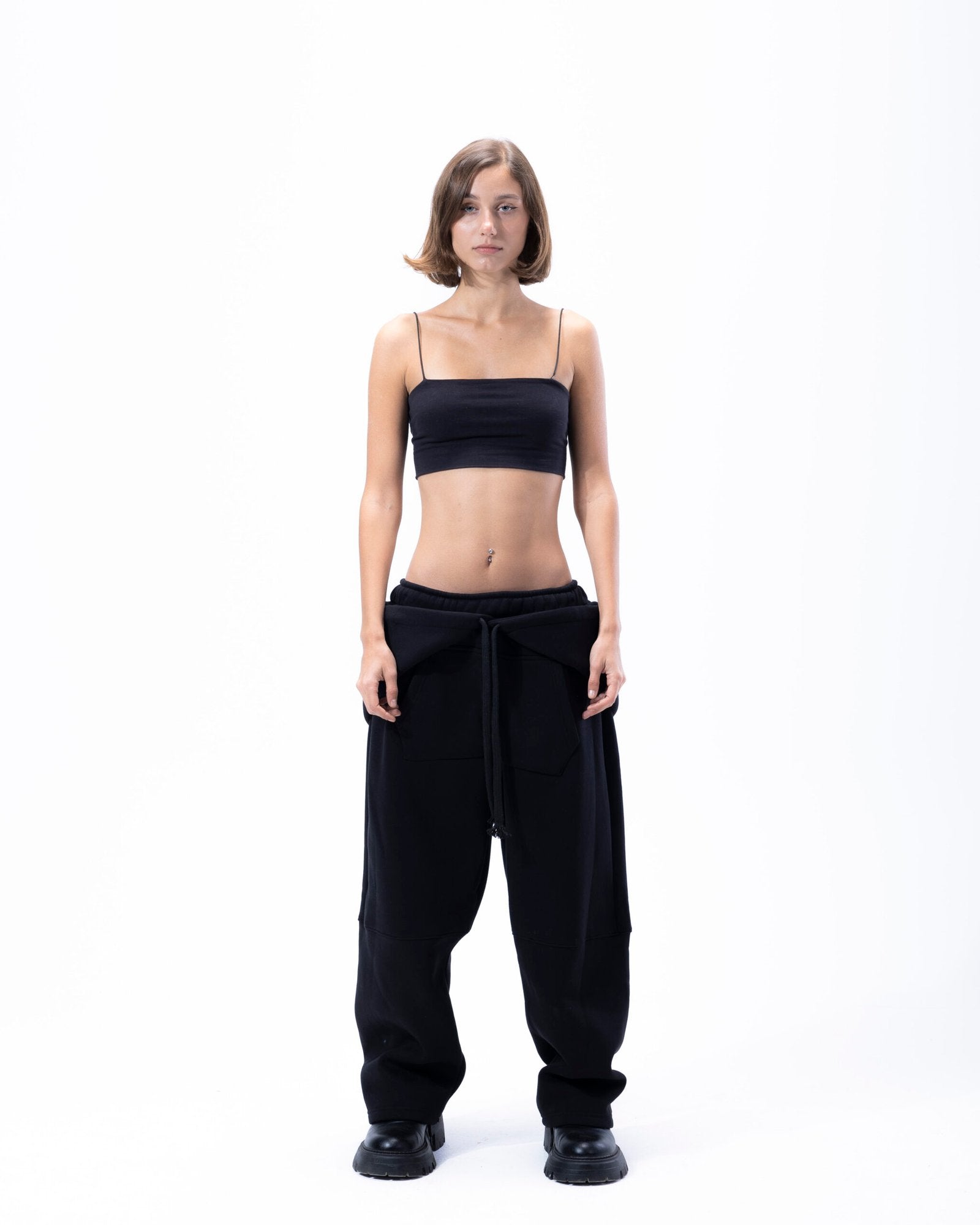 basic ma black hoodie pants