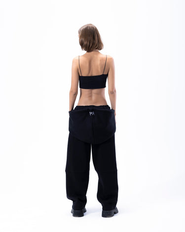 basic ma black hoodie pants