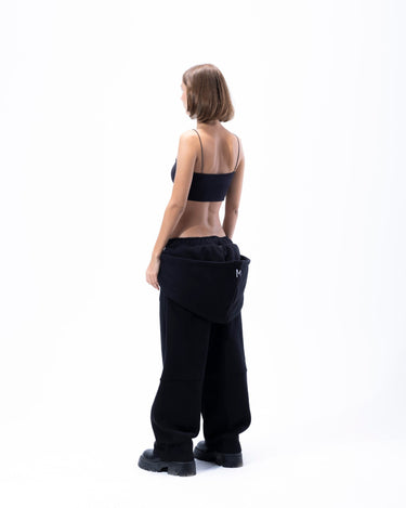 basic ma black hoodie pants