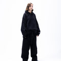 ma black hoodie pants set