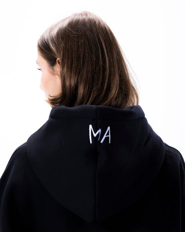 basic ma black hoodie