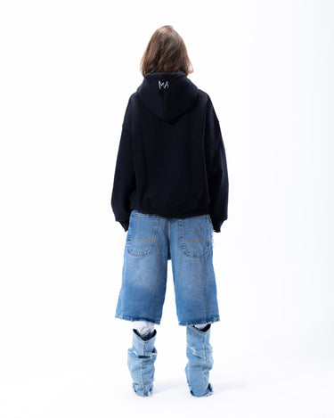 basic ma black hoodie