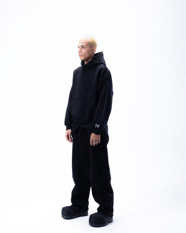 ma black hoodie pants set